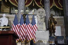 Busta Vaclav Havel Kongres USA.