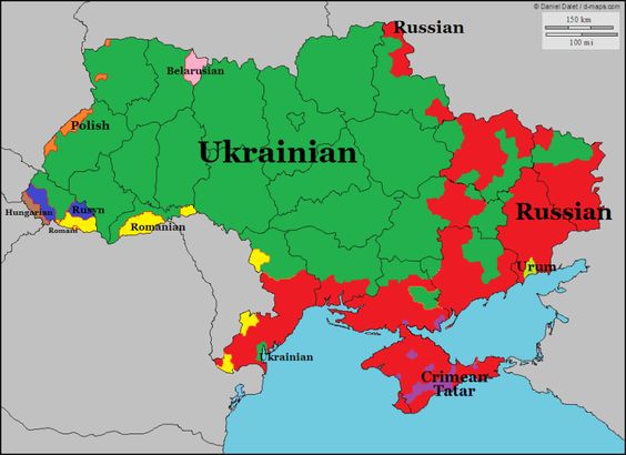 etnick hranice ukrajina rusko.