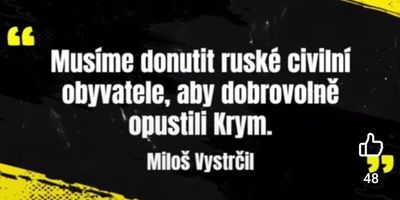 Milo Vystril, Krym, genocida ruskch obyvatel